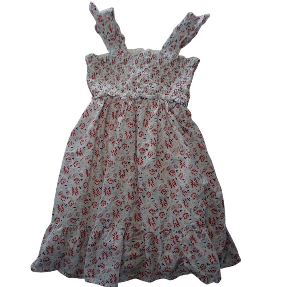 janie and jack girls floral summer dress size M